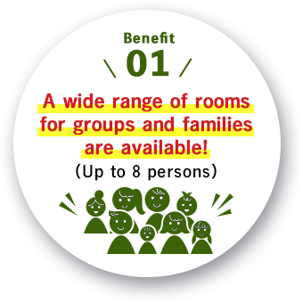 A wide range of rooms